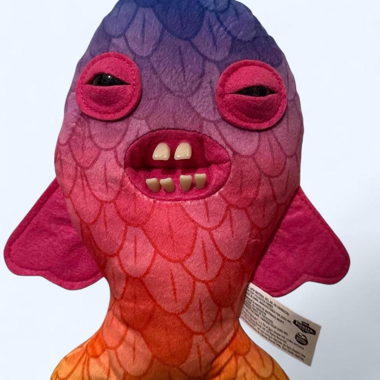 Fish Fuggler — rare ombré plush monster from an exclusive set