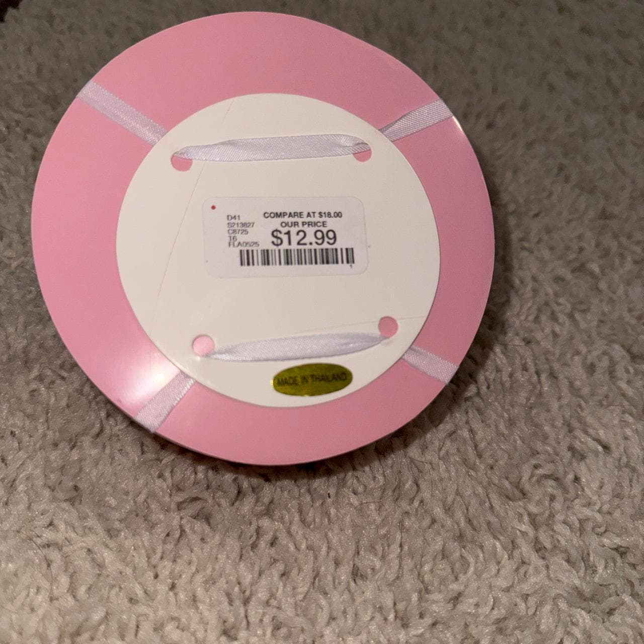 Pink flamingo coasters set with holder — never used — photo 2
