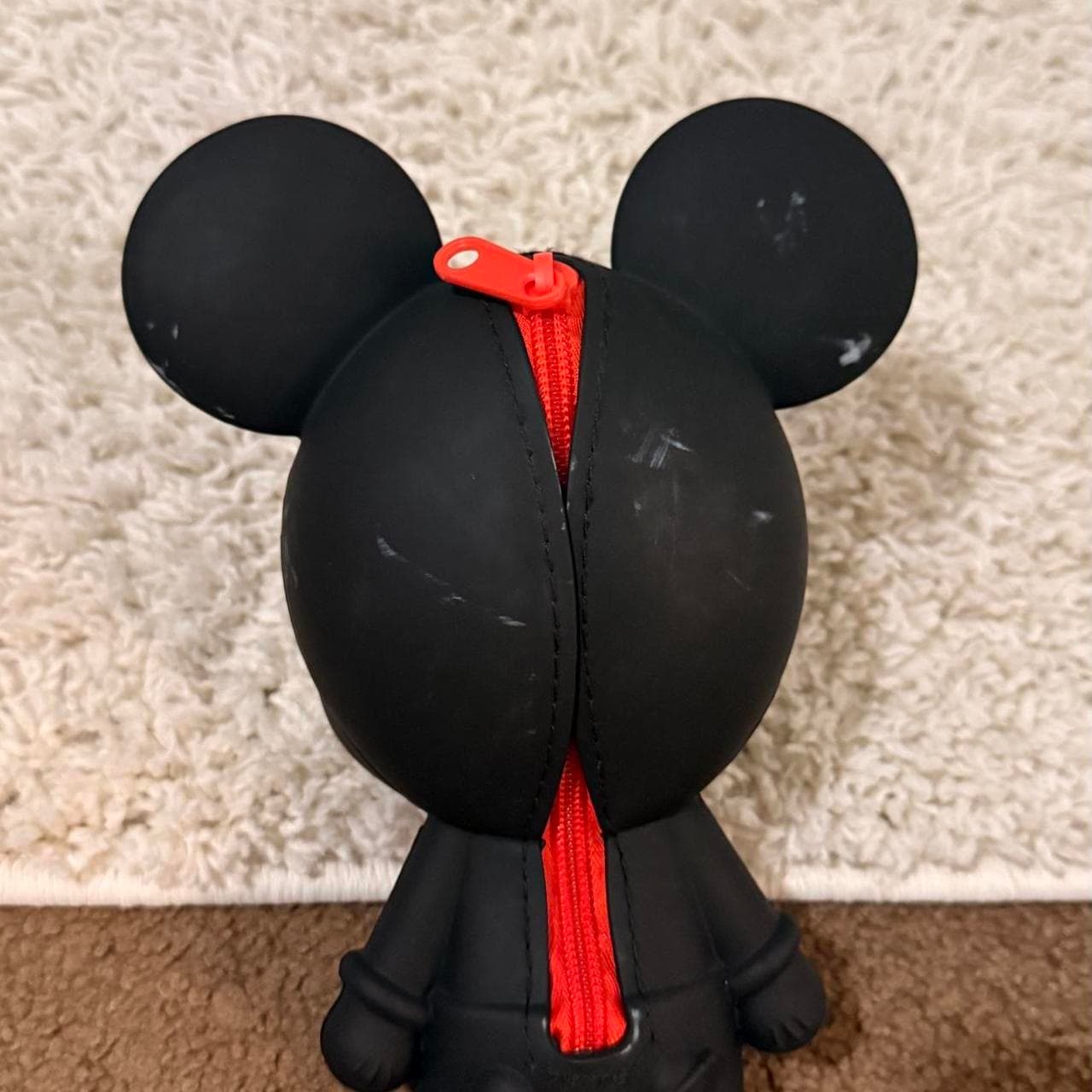 Silicone Mickey Mouse pencil case — black 3D pouch — photo 3