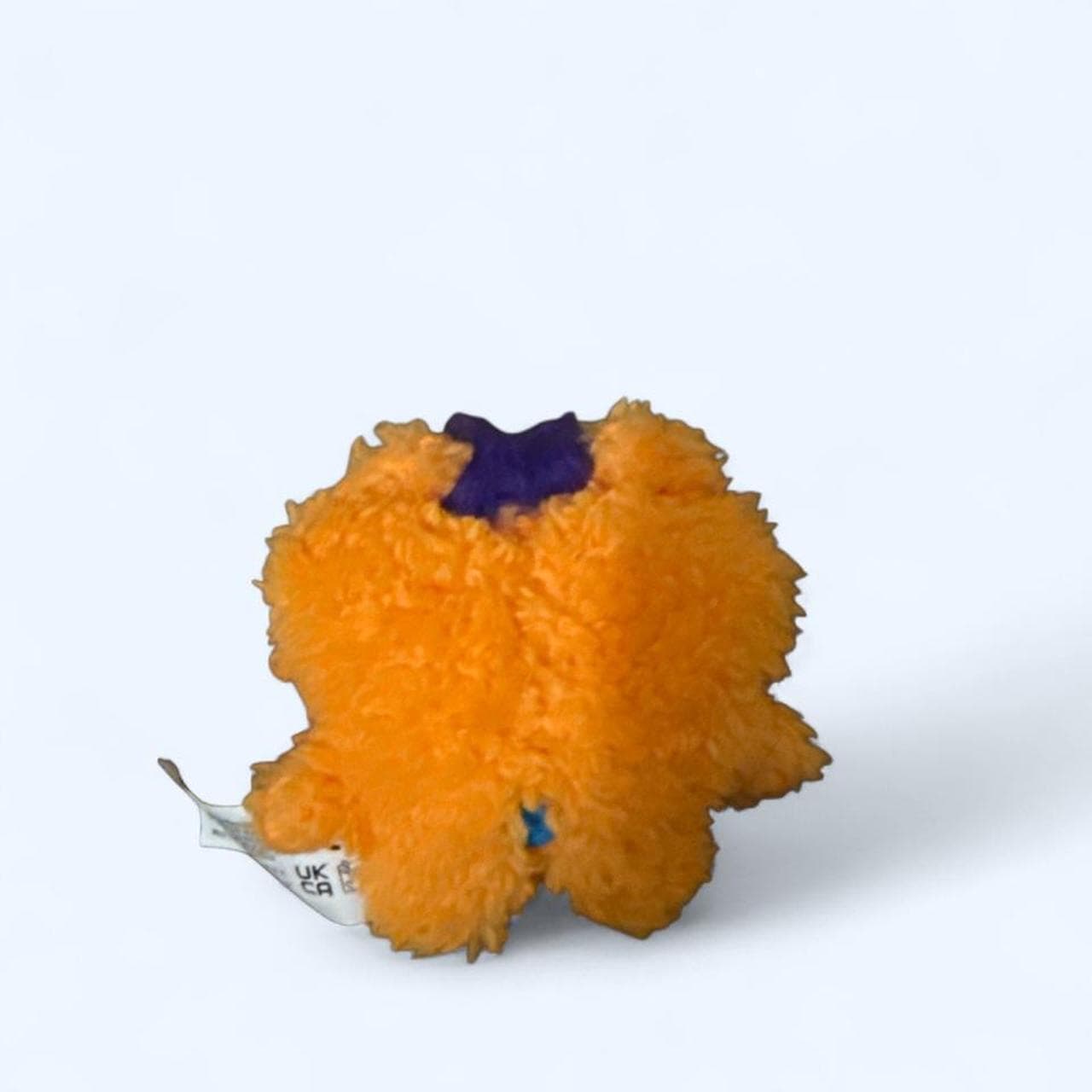 Orange Three-Eyed Alien Baby Fuggler — ugly-cute plush monster — photo 2